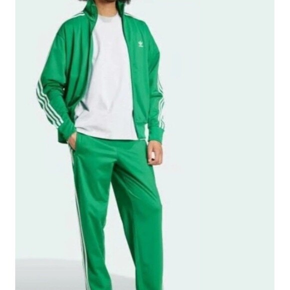 adidas Classics Firebird TT Track Jacket~GREEN/WHITE~JD0138~Size Small~$80 MSRP - Picture 4 of 6